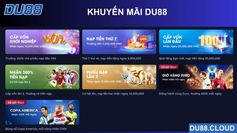 giới thiệu khuyến mãi du88